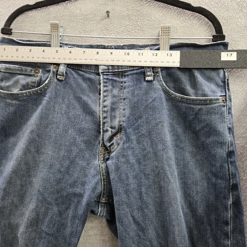 Levi's 504 Men Jeans 32X32 Blue Denim Straight Fit Button 31